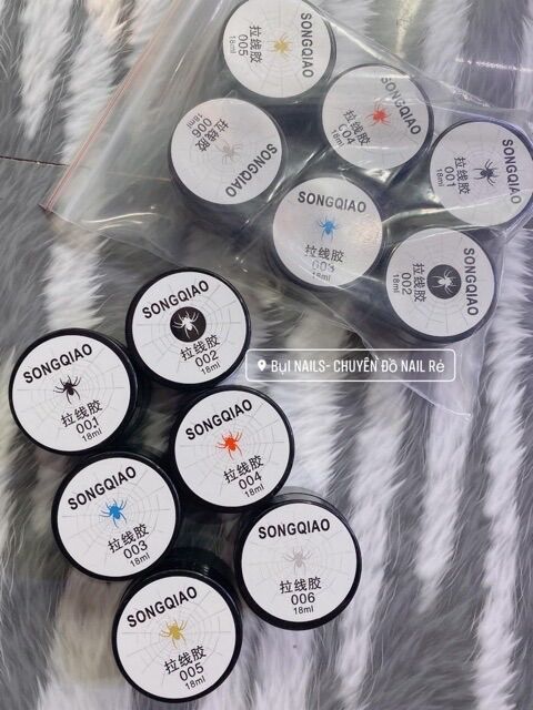LẺ GEL NHỆN MÀU HỦ 18ml