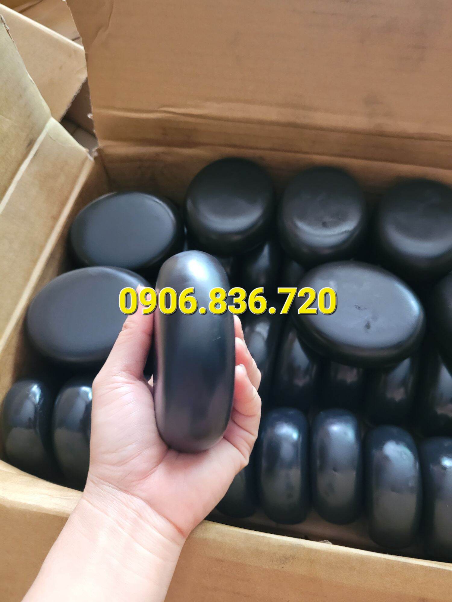 Đá chườm gan - đá tự nhiên 500 - 550gr