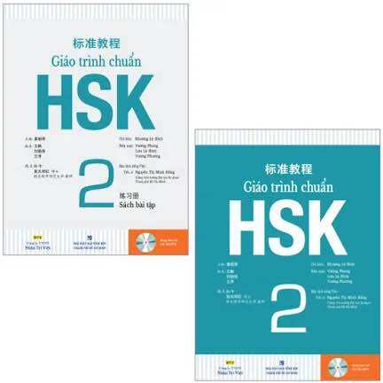 Combo 2 cuốn Giáo trình chuẩn HSK 2 - Sách bài học và bài tập