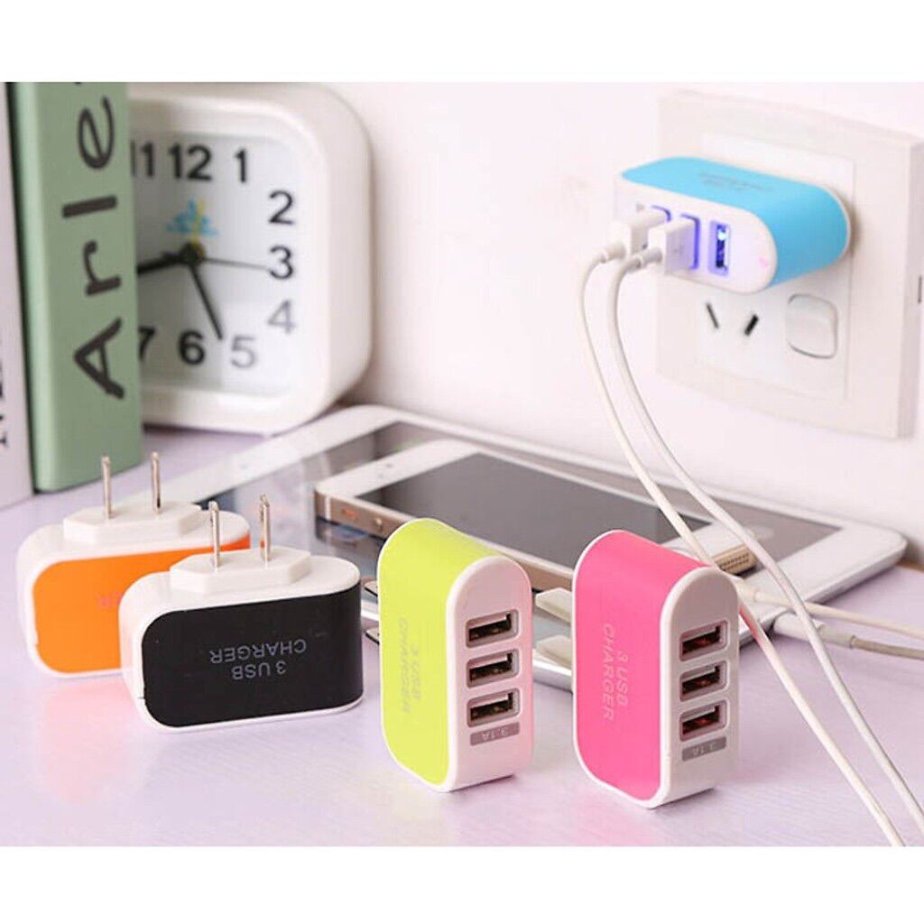 Đầu sạc usb 3 cổng