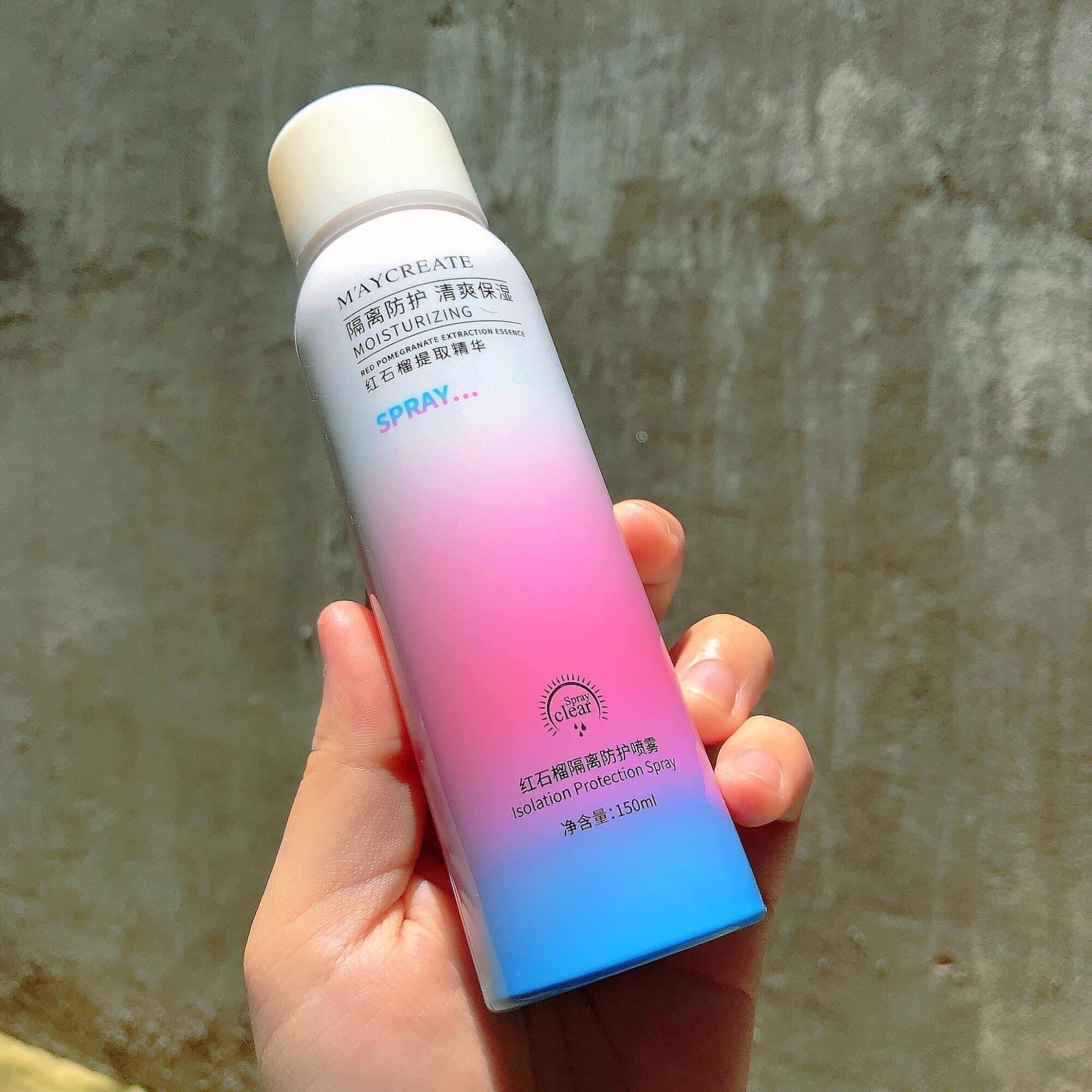 Xịt chống nắng MAY CREATE chuẩn nội địa