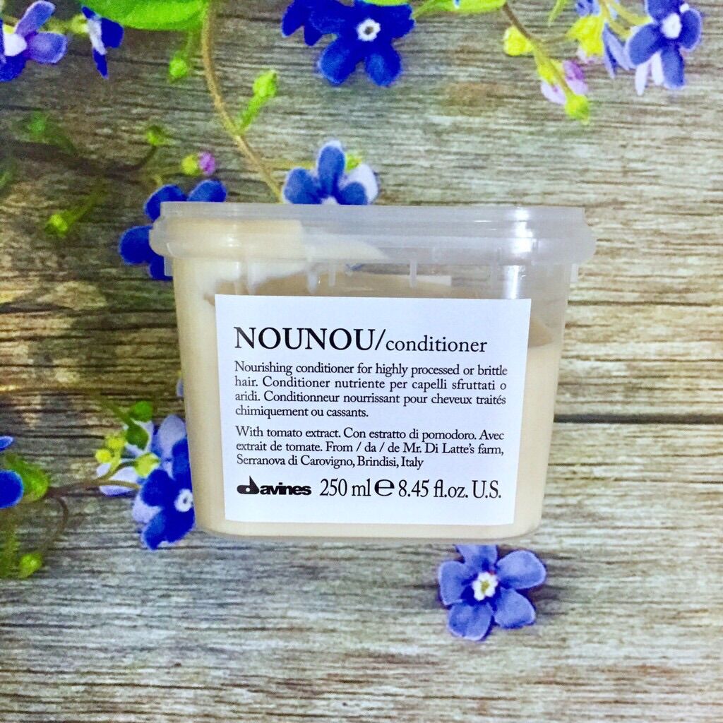 [HCM]Cặp dầu gội và hấp NOUNOU DAVINES CHO TÓC HƯ TỔN ĐÃ QUA HOÁ CHẤT 250mlx2