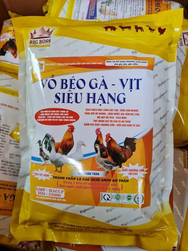 Siêu vỗ béo gà vịt siêu hạng 1kg gia cầm