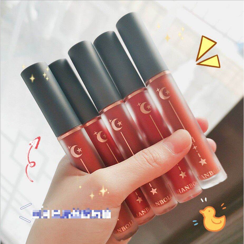 Son Kem Lì Hanboli Sao Trăng Velvet Lip Glaze Siêu Cưng Auth Nội Địa