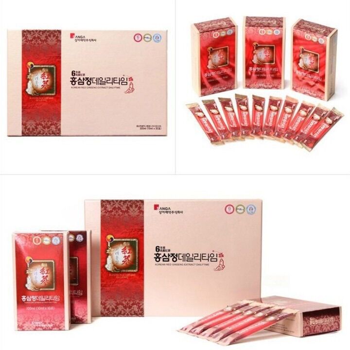 HỒNG SÂM SANGA HÀN QUỐC CHO NGƯỜI LỚN (30 gói)