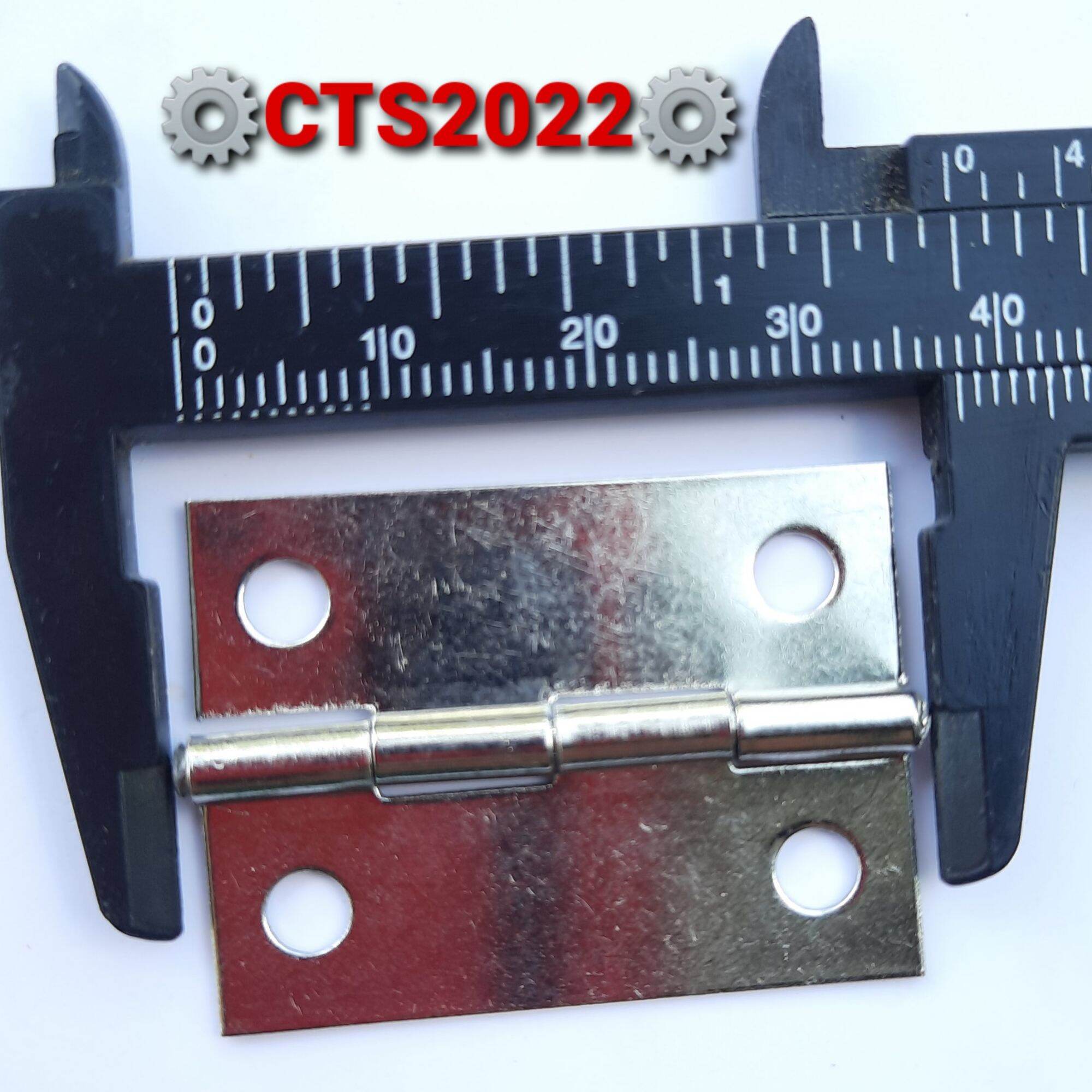 Set 2 bản lề lá inox 4 lỗ