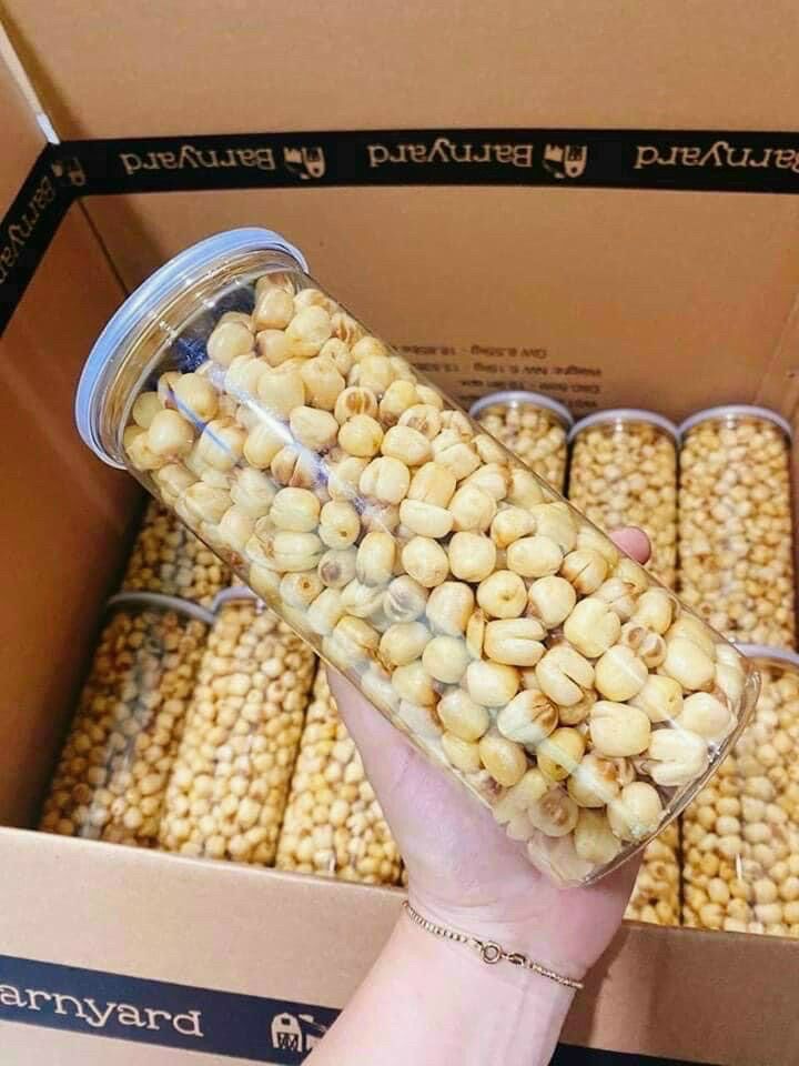 Hạt sen sấy giòn ăn liền — Lon 350g