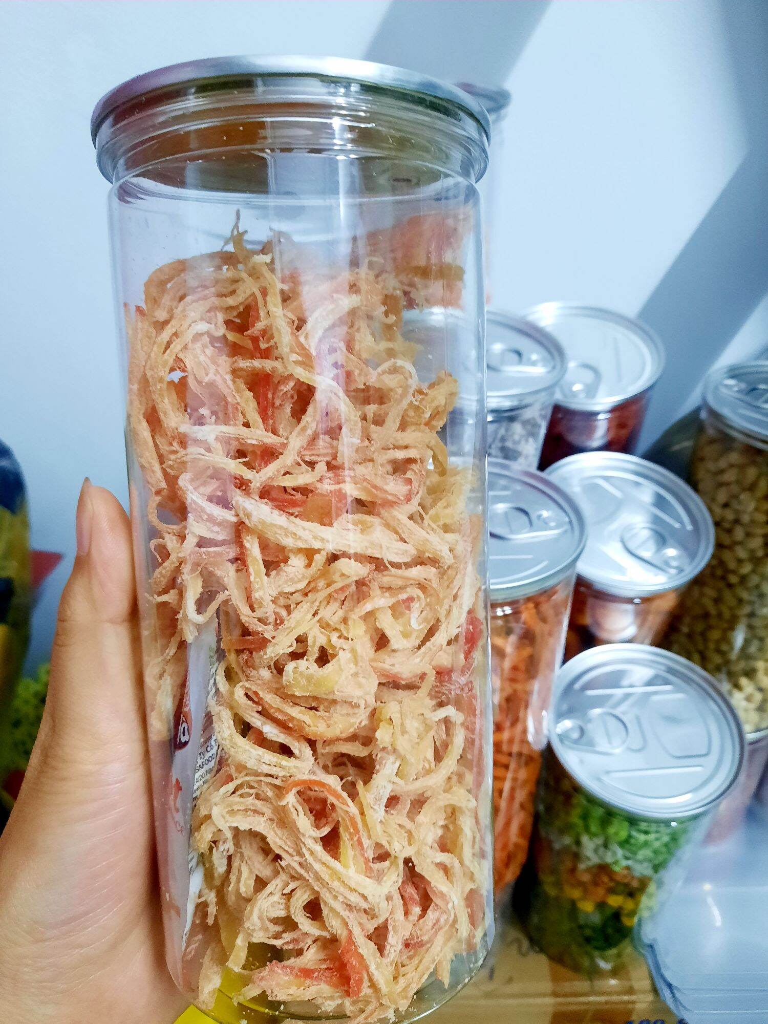 Mực hấp nước cốt dừa đóng hủ