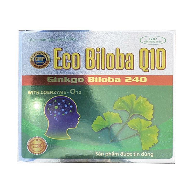 Eco Ginkgo Biloba Q10 - Cải thiện trí nhớ, giảm chứng mất ngủ