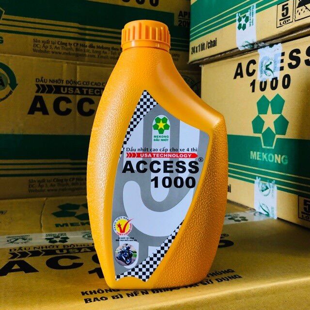 Access 1000 Dầu nhớt xe số 1L 20W50