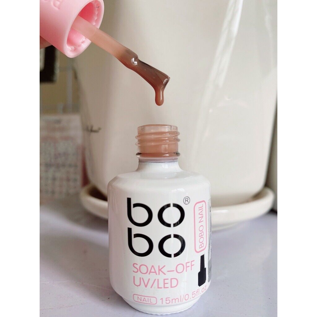 Sơn gel thạch bobo màu cam nude