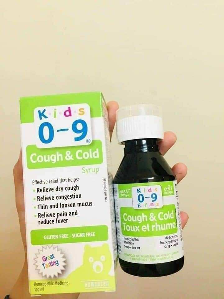 Siro giảm ho Cough and Cold Canada 0-9 tuổi