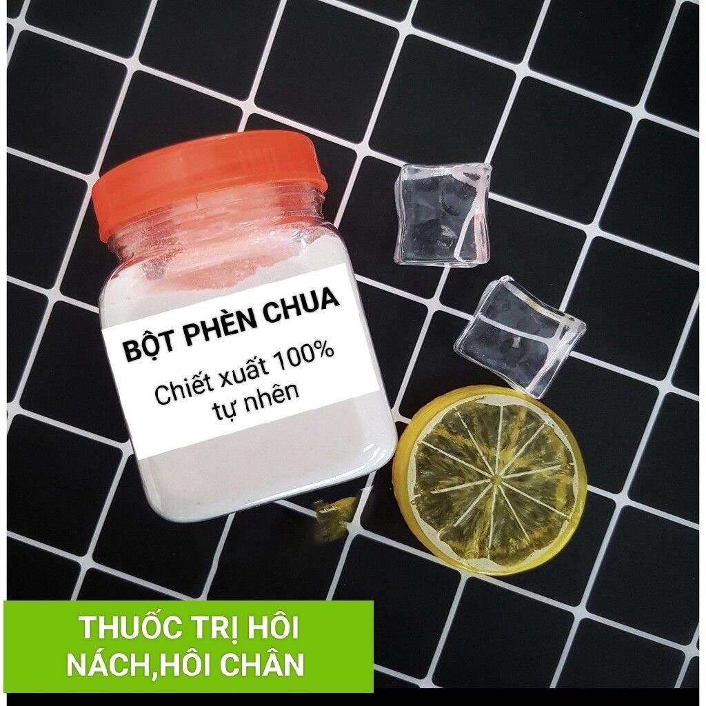 Bột phèn chua Đã chưng cất nghiền mịn lọ 100g