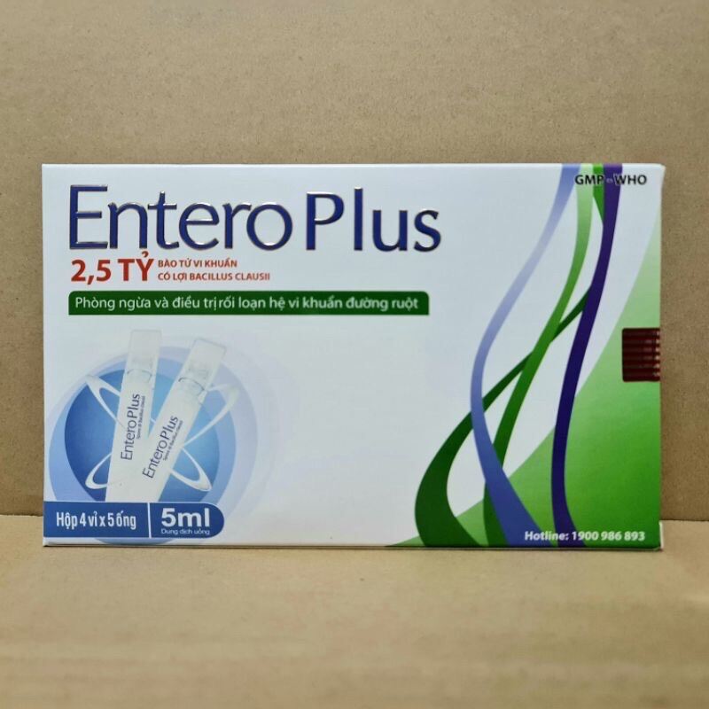 [Hcm]Men Vi Sinh Entero Plus Cân Bằng Hệ Vi Sinh Đường Ruột Hộp 20 Ống