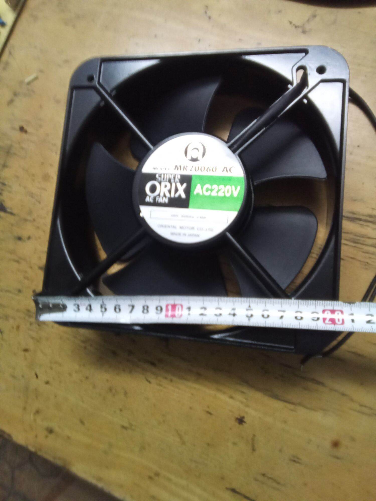 Quạt thông gió orix ac 220v kt 20x20x6 cm