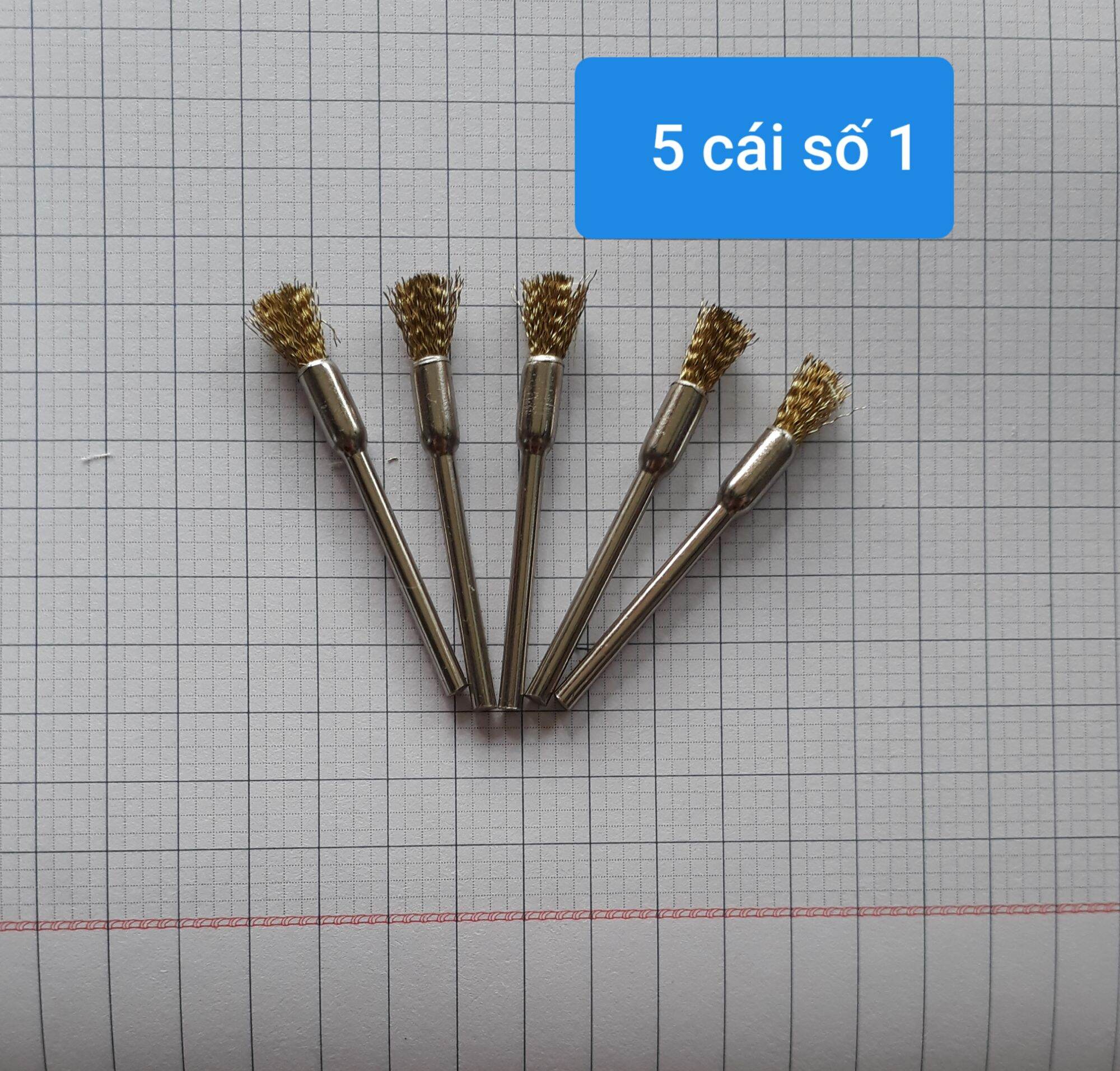 chổi cước, vải đánh bóng, trục 3mm