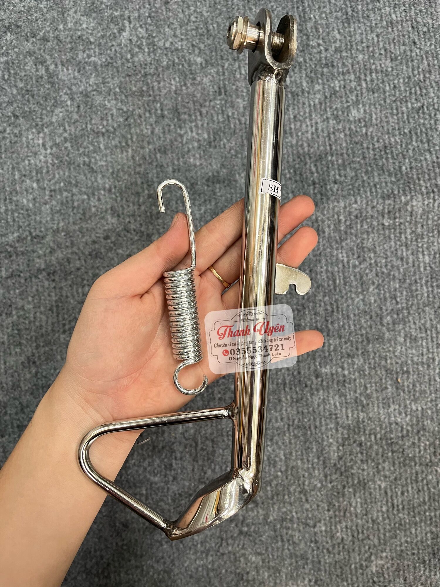 CHỐNG NGHIÊNG INOX 304 XE SH CAO( Đẹp như hình)