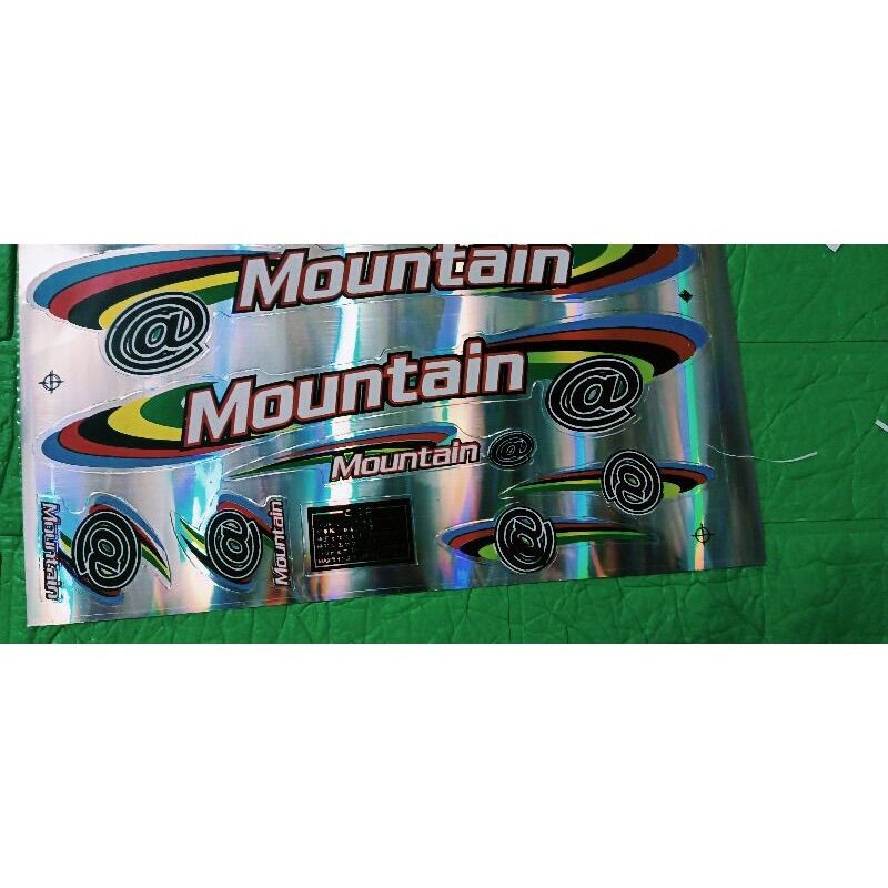 Mountain Bike Sticker Set Imported from Thailand