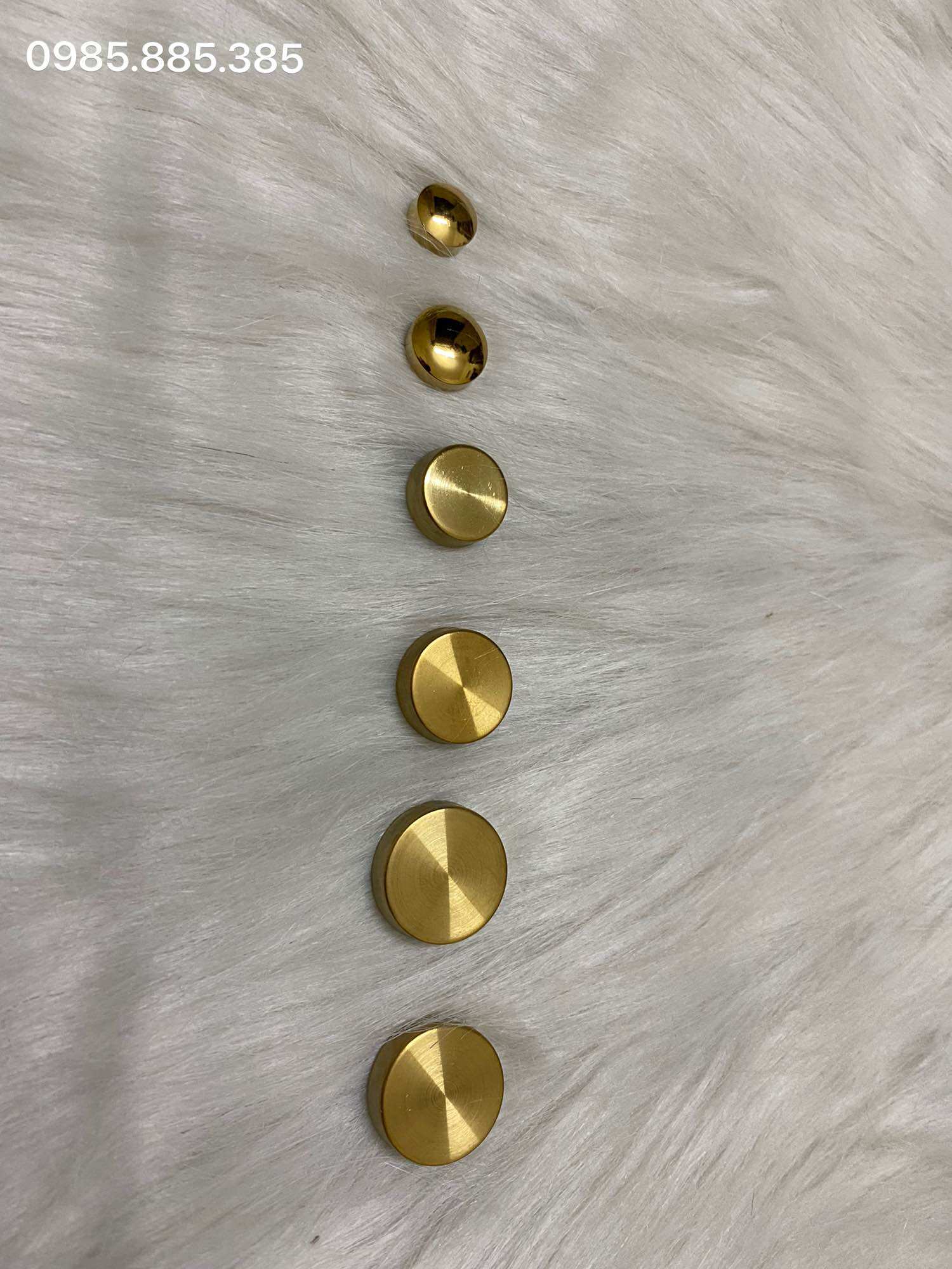 Combo 50/100 chụp vít 22mm vàng  Gold cao cấp