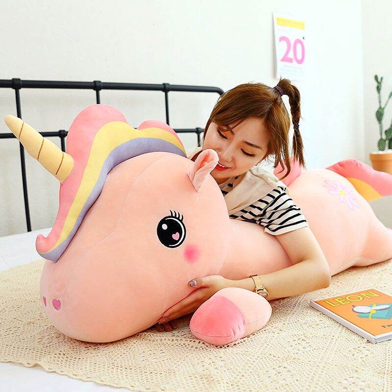 Gấu bông kỳ lân 4 chiều vải cao cấp