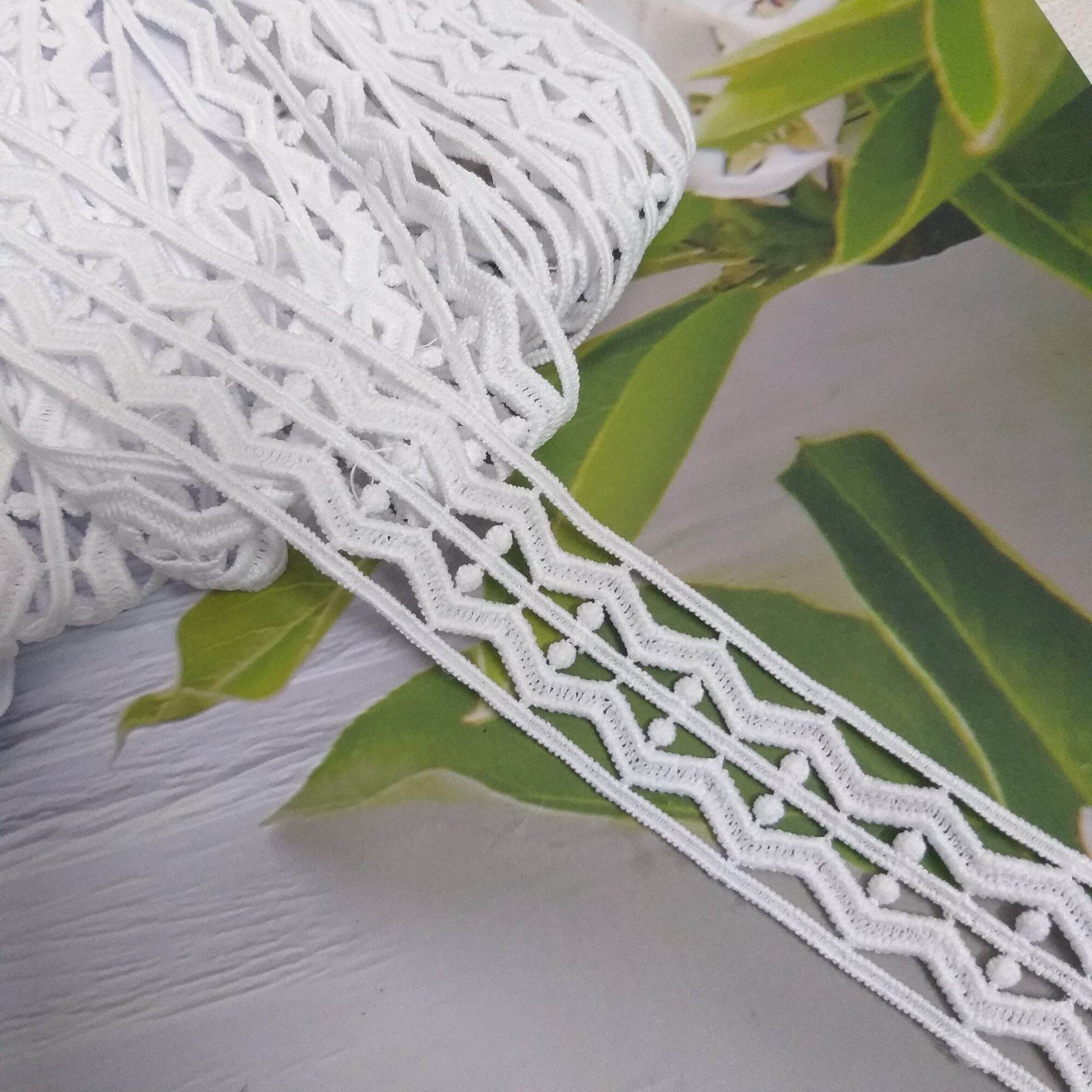 Ren chỉ cotton, phụ kiện may vá, bản rộng 3cm