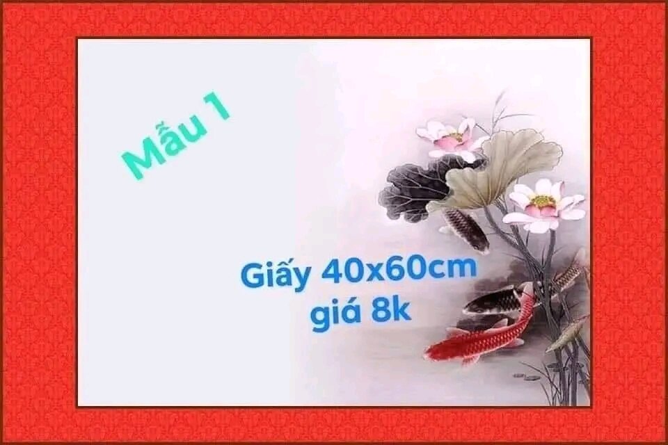 Combo 10 tờ Giấy viết thư pháp