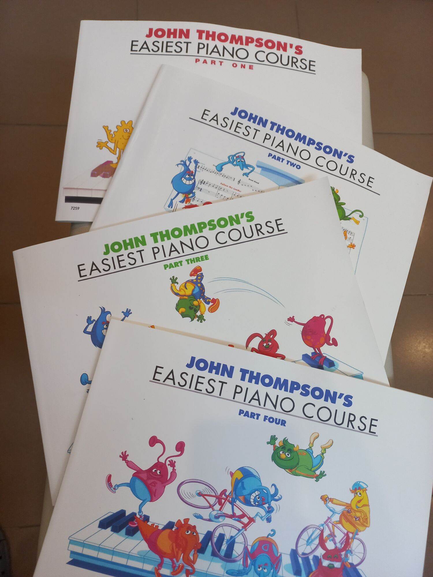 GIÁO TRÌNH PIANO John Thompson Easiest Piano Course dành cho trẻ em part 1- 4 - 5