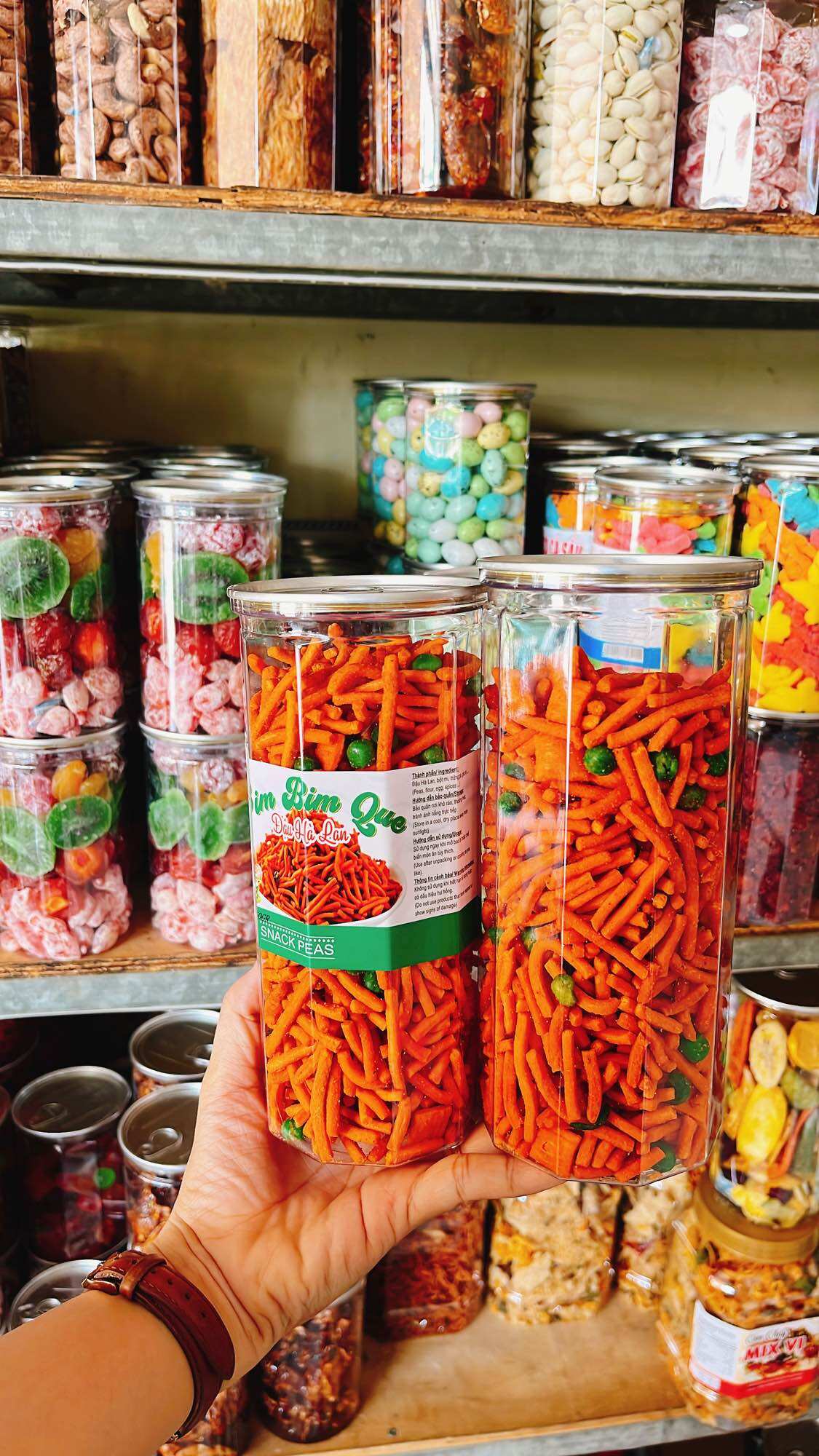 Bim bim que đậu hà lan 350g