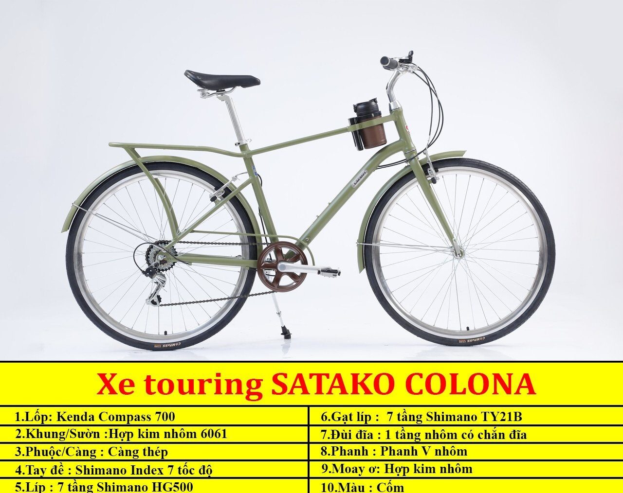 Xe đạp touring SATAKO COLONA vành 700