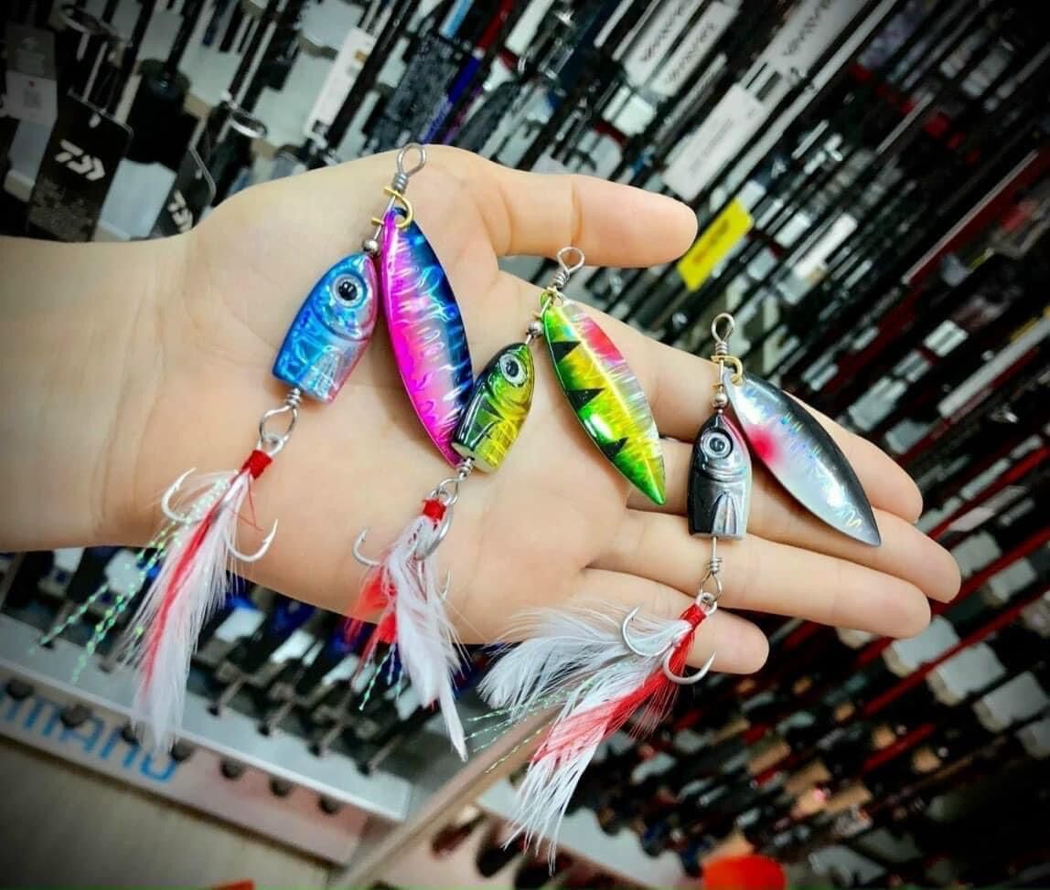 Mồi spinner toman 14gr chuyên lure lóc