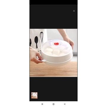 Bộ khay hấp lò vi sóng.