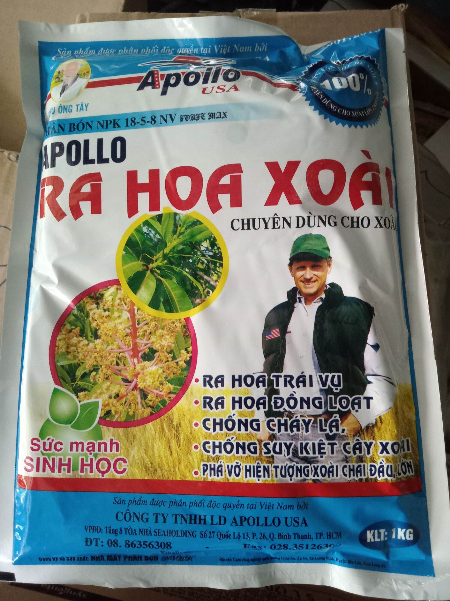 Kích ra hoa xoài 1kg CTY Apollo