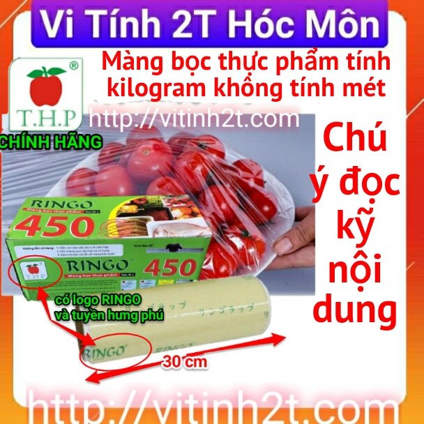 Màng Bọc Thực Phẩm RINGO 450 nguyên siu nặng 1kg4 thức ăn chính hãng thumbnail