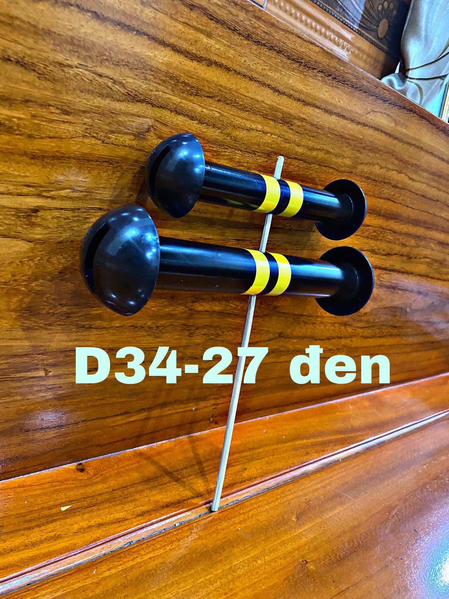 Sáo diều cồng đôi d34-27 đen