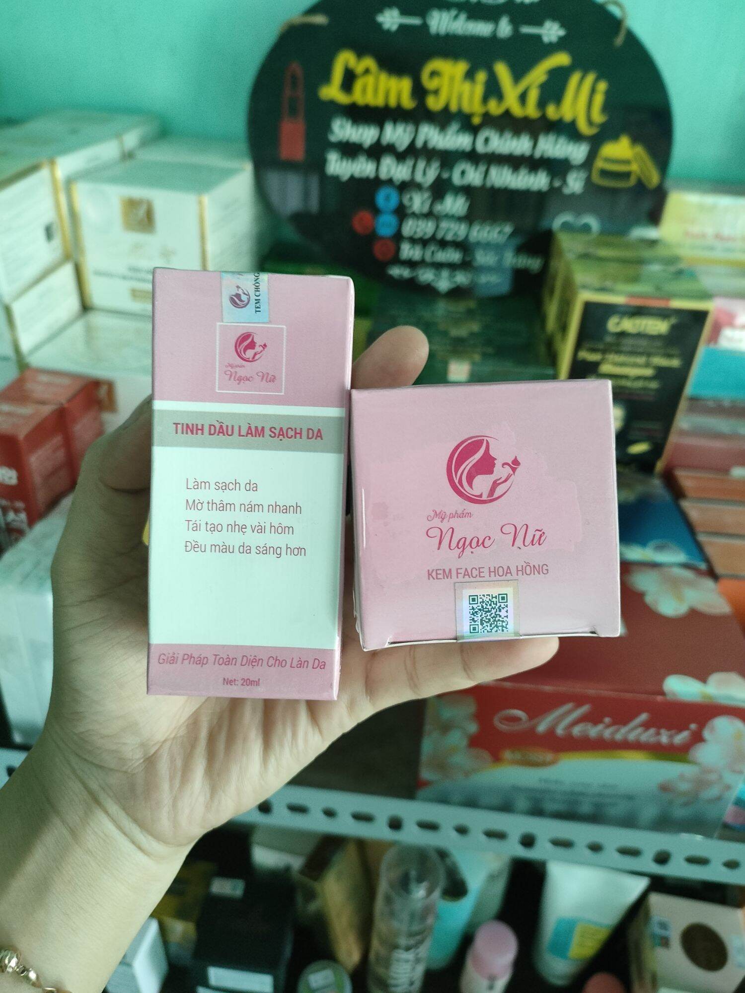 combo face hoa hồng ngọc nữ