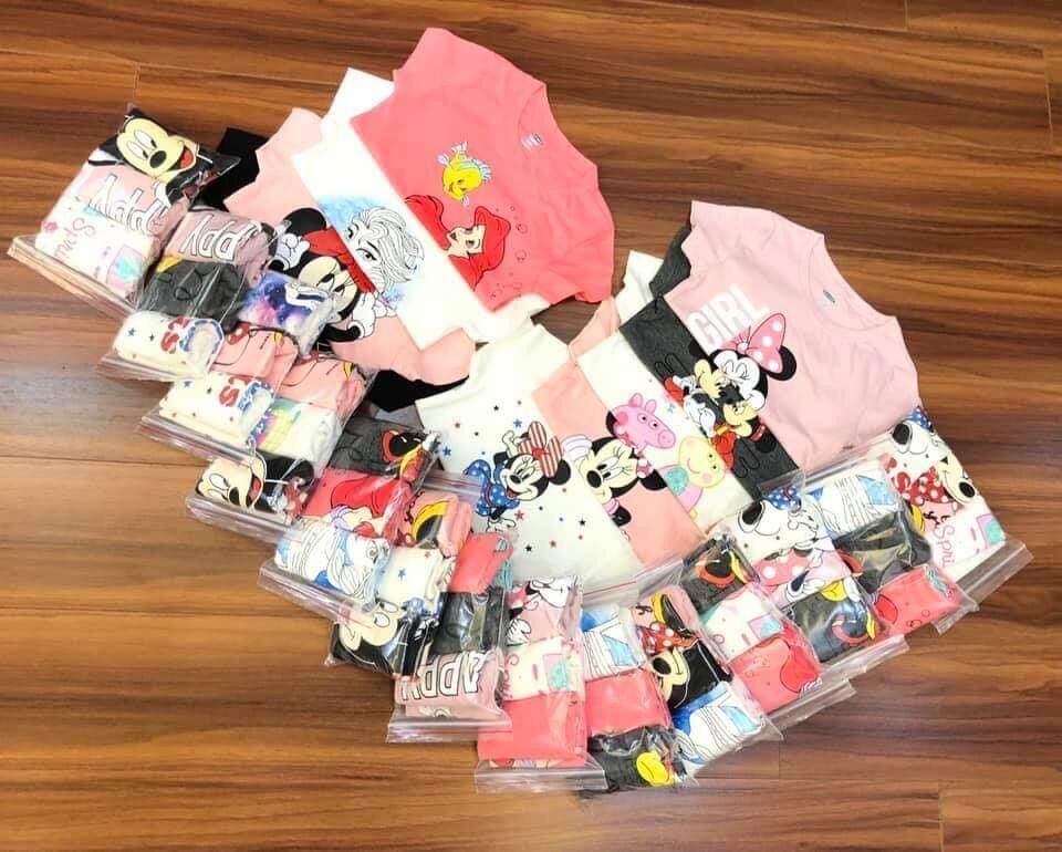 Set 3 áo bun bé gái ( màu ngẫu nhiên)- old navy