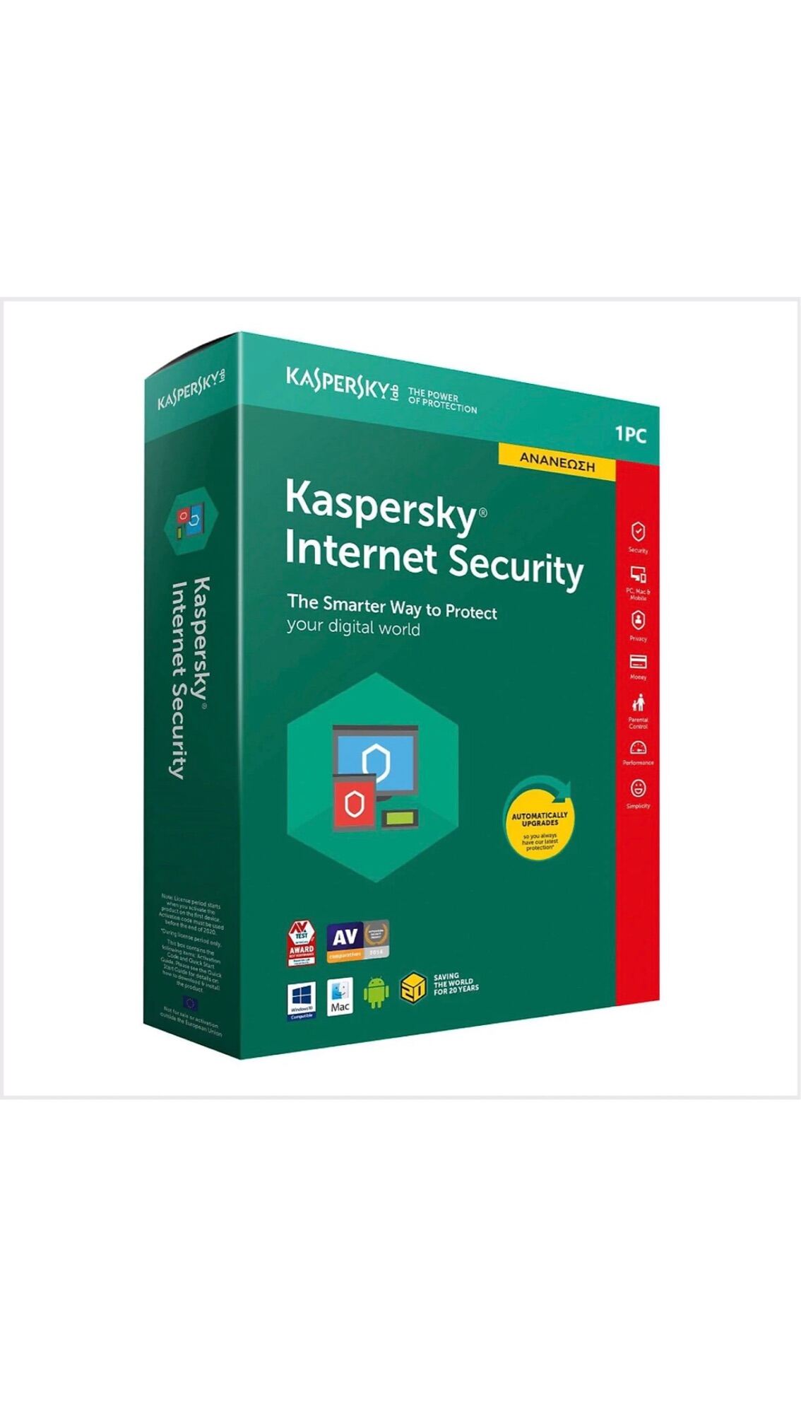 Phần mềm Kaspersky Internet Security - 1 PC
