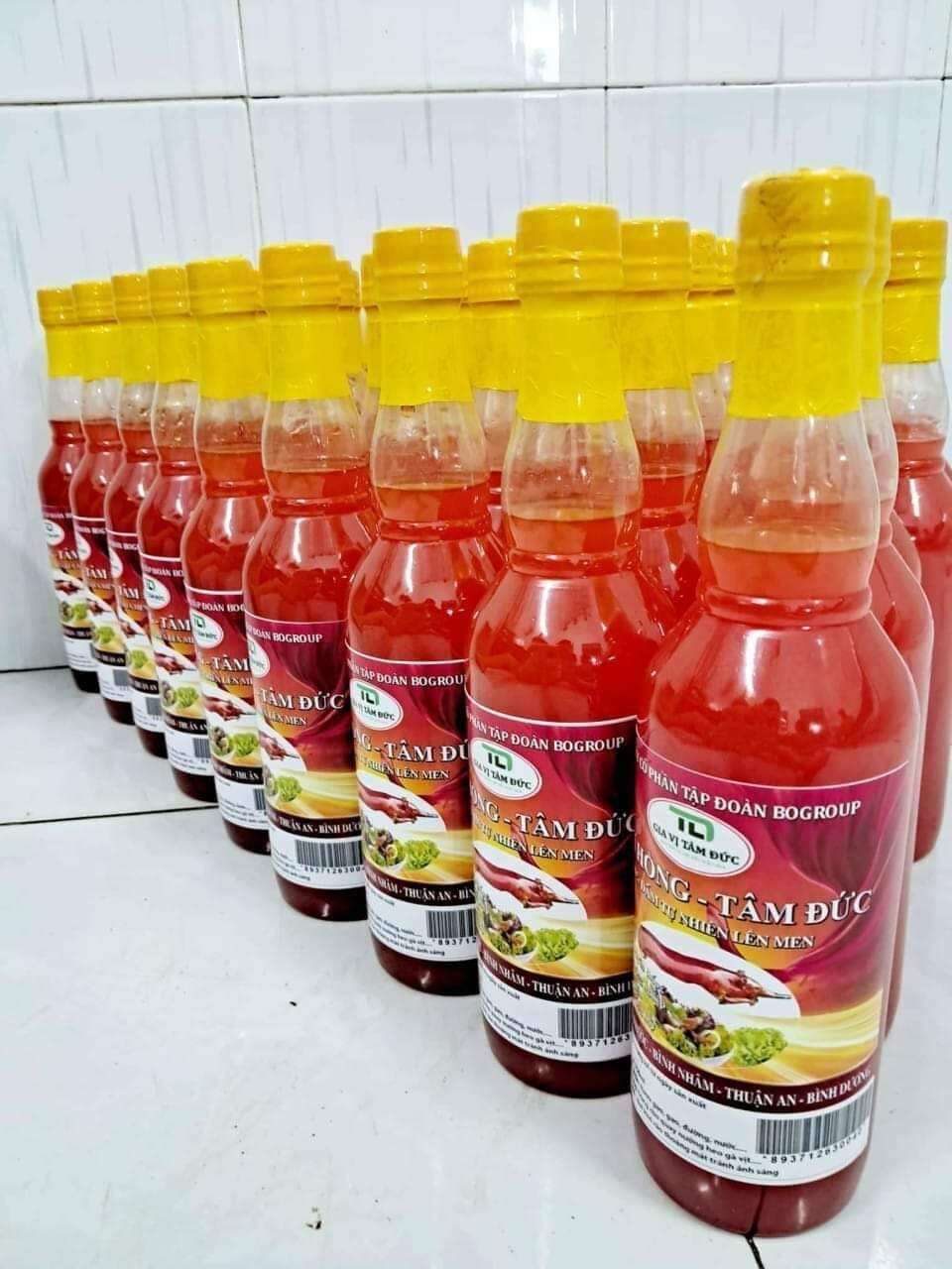 Dấm hồng Tâm Đức 1 thùng