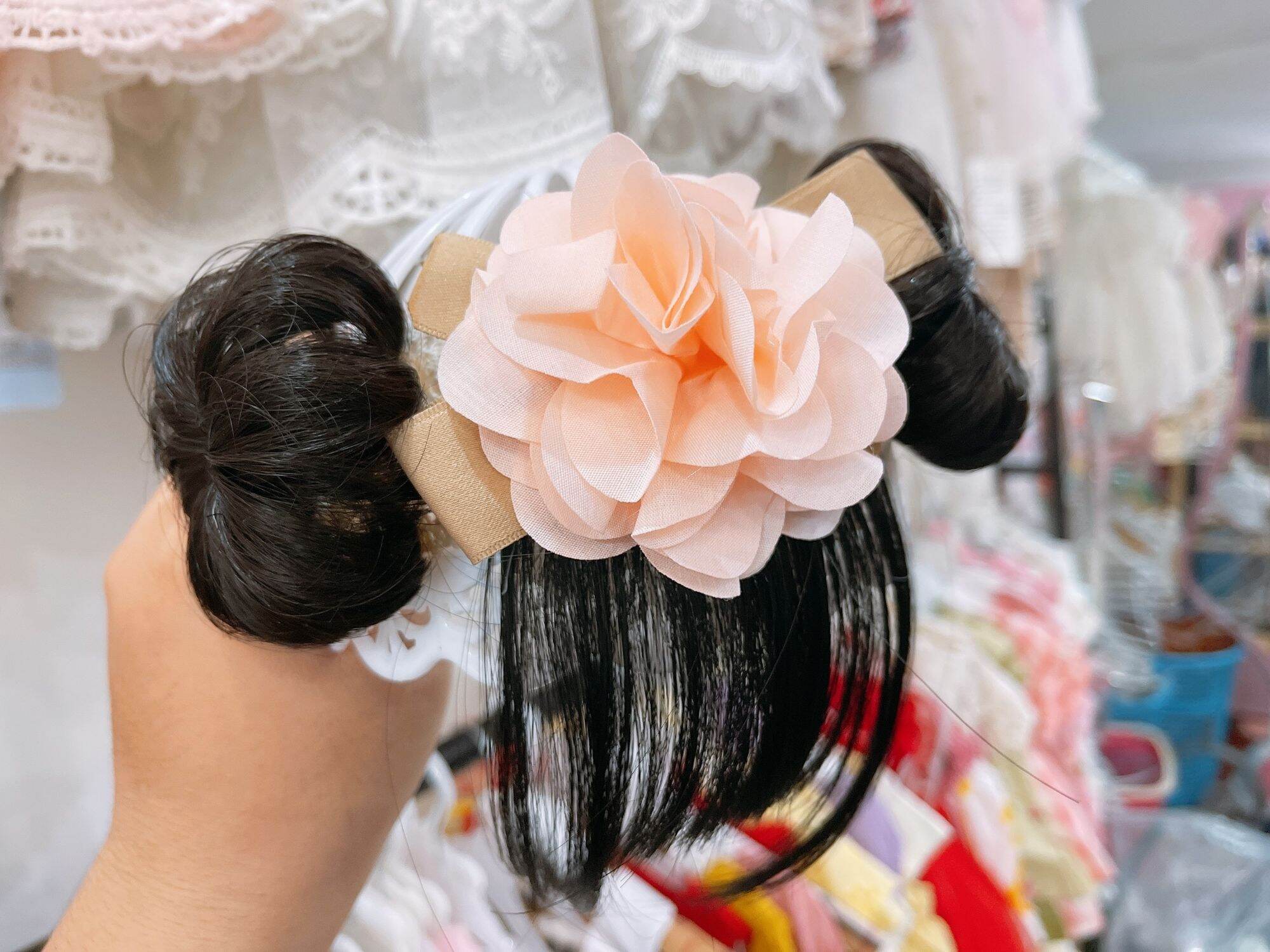 tóc giả băng đô cho bé.mũ tóc[RẺ NHẤT SHOPEE]