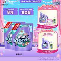 Combo 2 Túi Nước Giặt Xả MaxKleen Hương Huyền Diệu/ Hoa Nắng 3.8kg