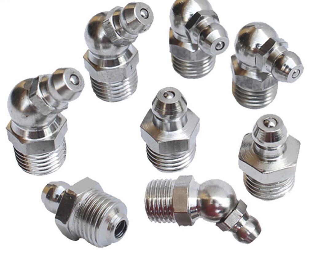 Vú mỡ ốc bơm mỡ cong 90 độ 8li