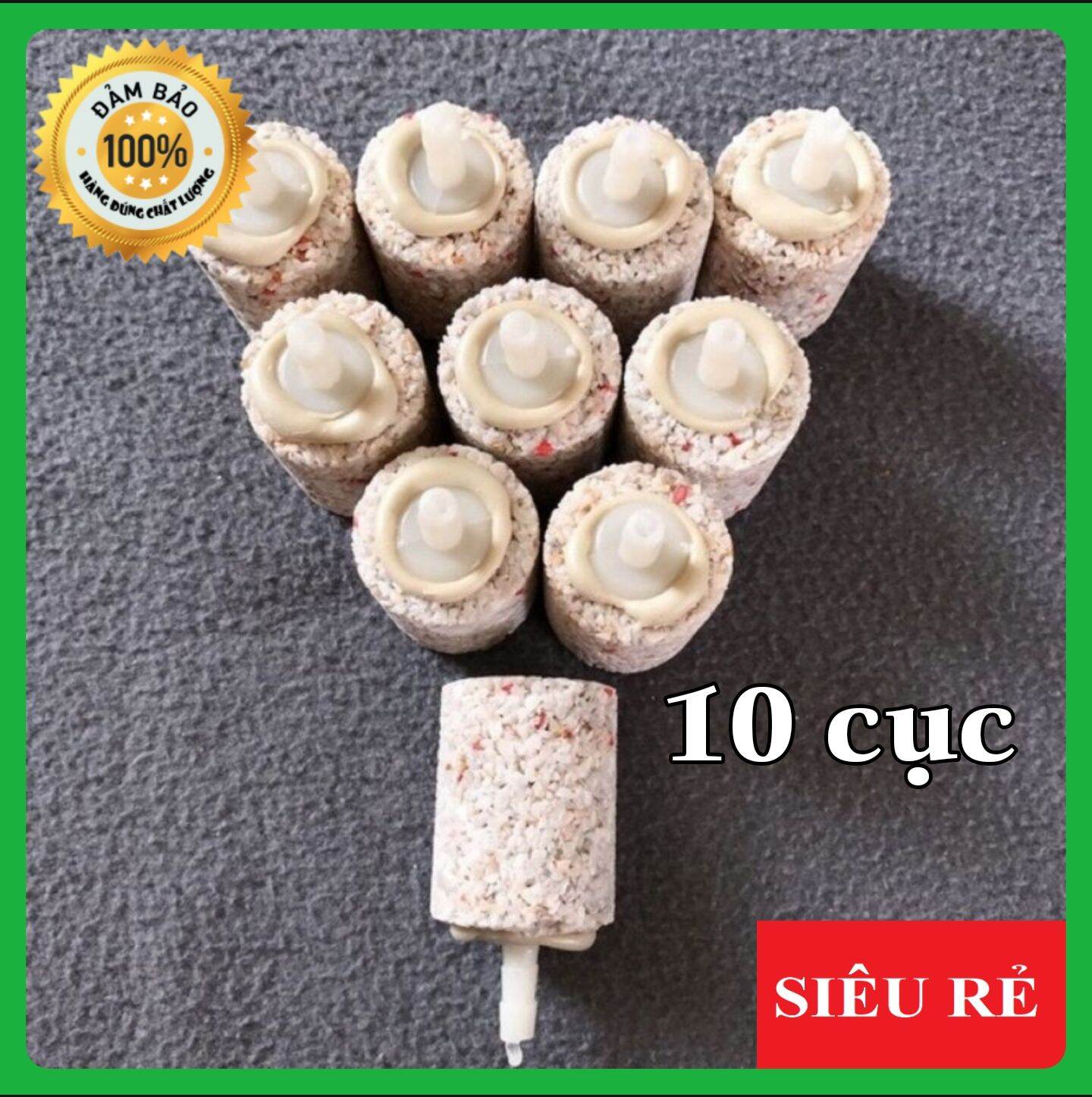 Combo 10 cục sủi oxy mè