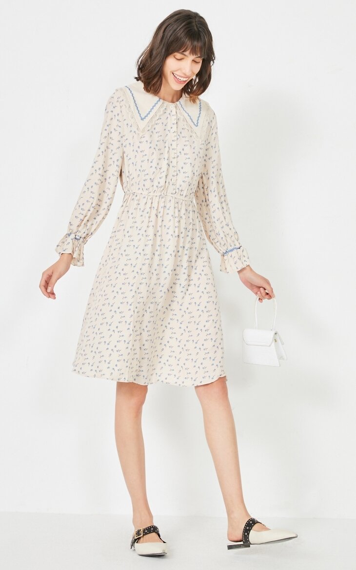 Váy hoa vintage Vero moda