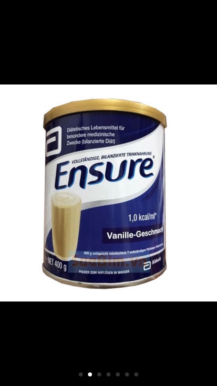 Sữa ensure đức 400g hương vani date 9/2023