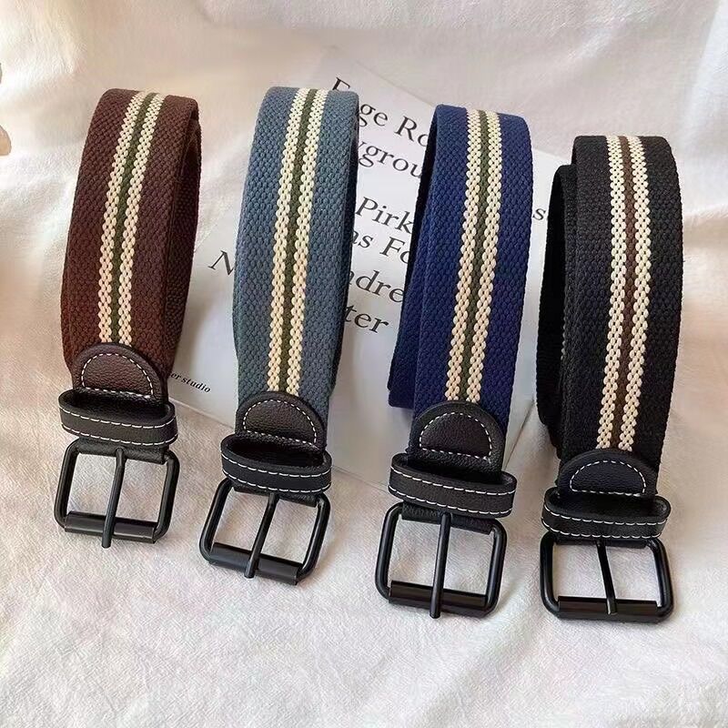 Dây thắt lưng/ dây nịt chất vải bố dù 4cm