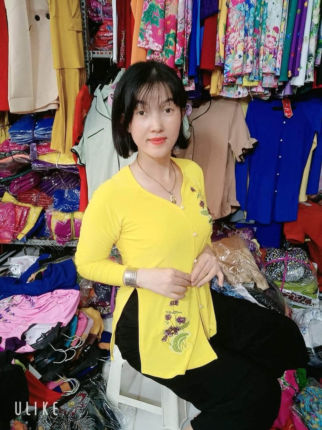 áo bà ba thêu hoa sen không có quần