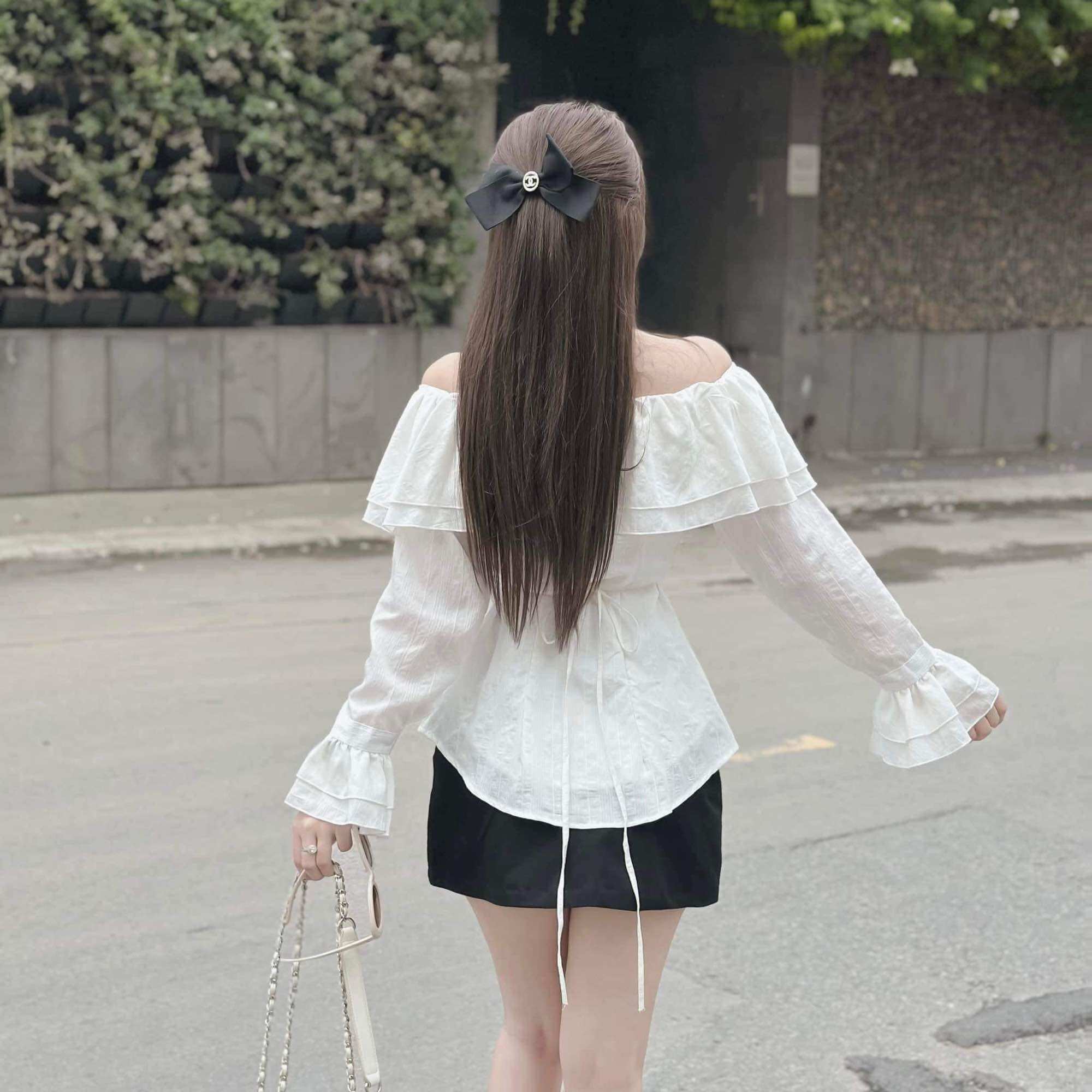 ÁO TRỄ VAI TAY DÀI BÈO TẦNG TD246
