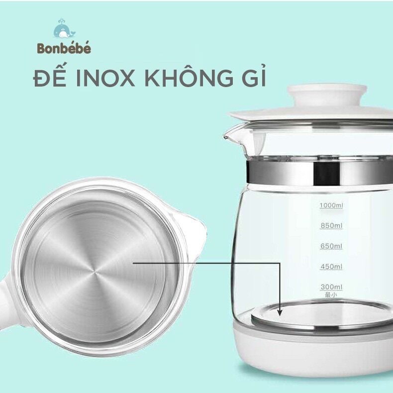[Chính hãng] Bình đun nước giữ nhiệt_Bình đun nước pha sữa BONBÉBÉ BB-06