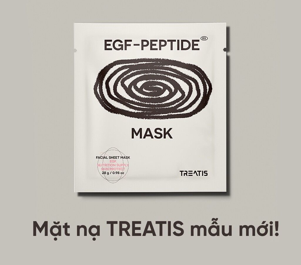 Mặt nạ phục hồi da treatis egf peptide mask