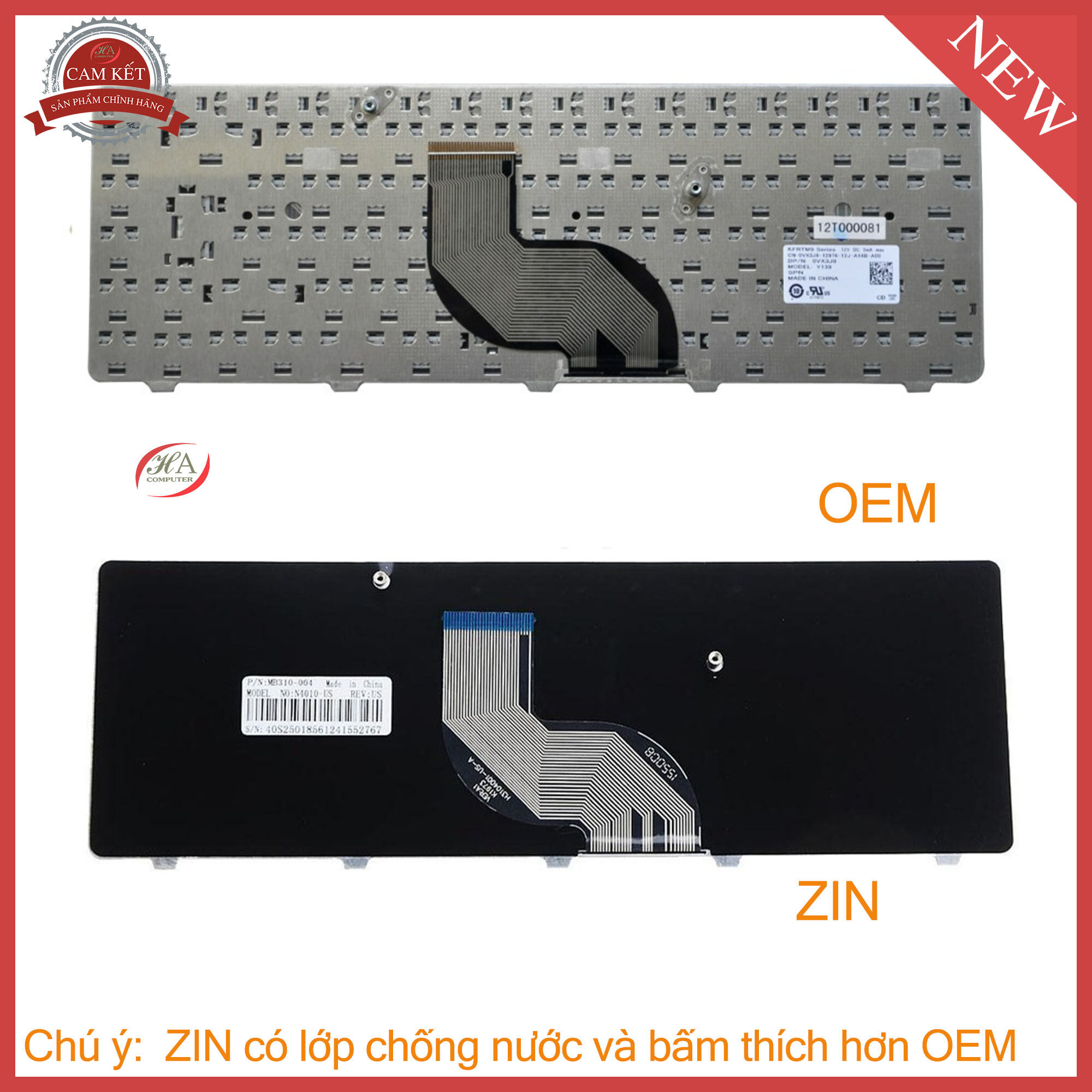 Bàn Phím Dell Inspiron 14R N4010
